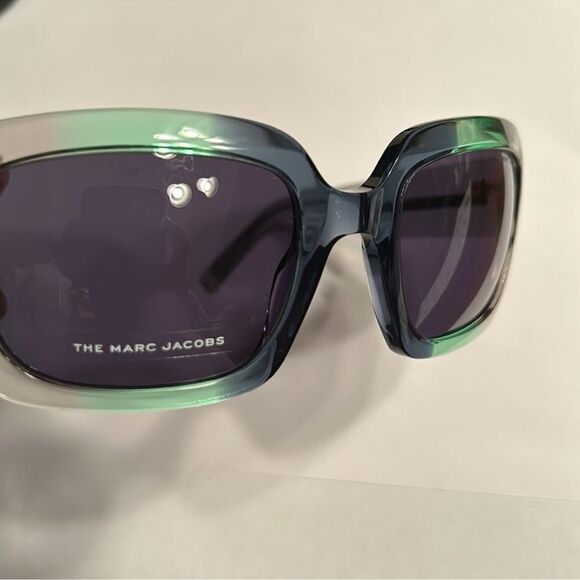 Marc Jacobs Green/Grey Sunglasses. NWOT - Picture 5 of 7